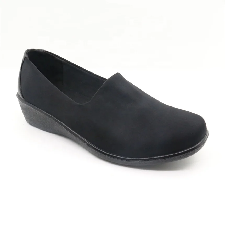 Ladies Comfortable Women Shoes Casual Flat Elastic Stretch Injection